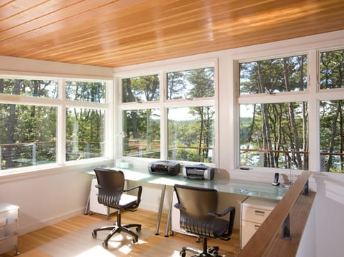 Mid Century Modern Home Office mid-century modern restoration - custom home builder provincetown Mid Century Modern Home Office mid-century modern restoration - custom home builder provincetown